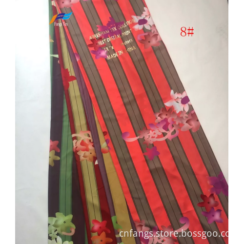 Bangladesh 100% Polyester Digital Printed Chiffon Fabric